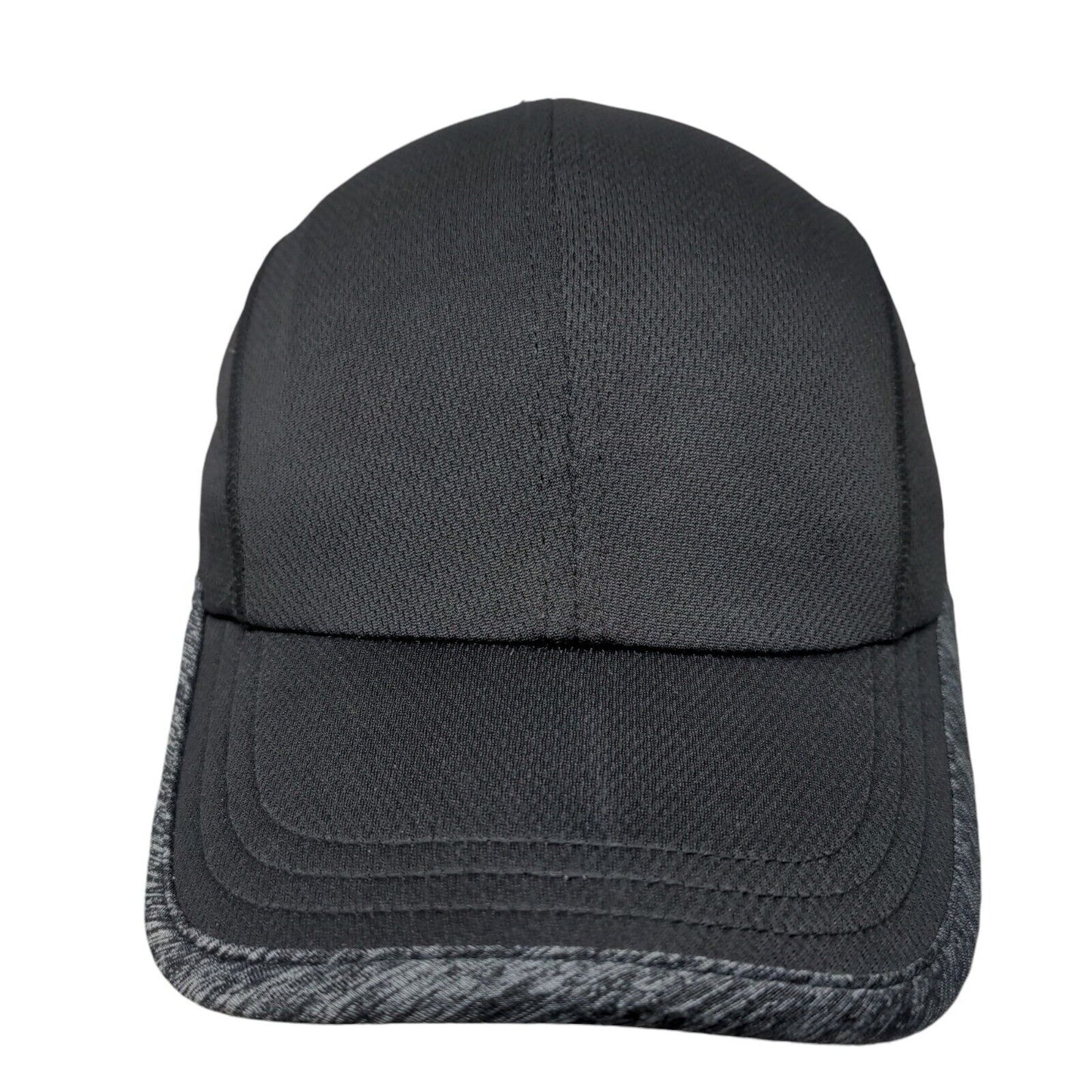 Unbranded Strapback Hat Black One Size Solid Adjustable Blank Outdoor