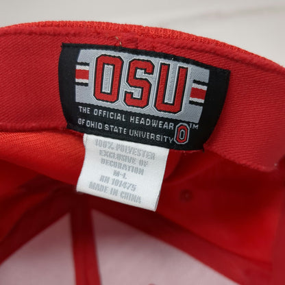 Ohio State Buckeyes NCAA Top of the World Red L Hat Cap Stretch Fit Performance