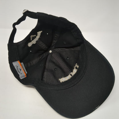 Timken Slideback Hat Black One Size Adjustable Callaway C-Tech 6 Panel