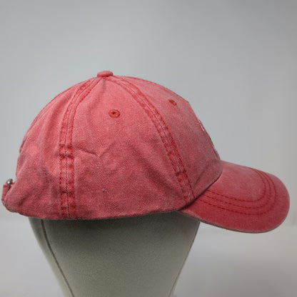 Sportsman Baseball Cap Red One Size Friendly River Music Cornish Maine Logo Hat
