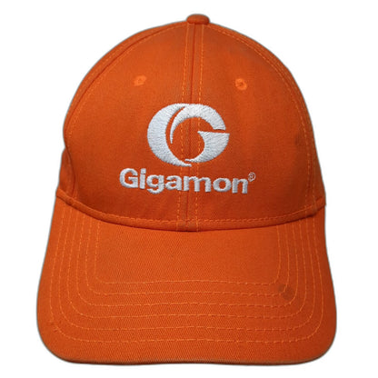 OTTO Gigamon Logo Orange Baseball Cap One Size Adjustable Strapback Cotton Hat