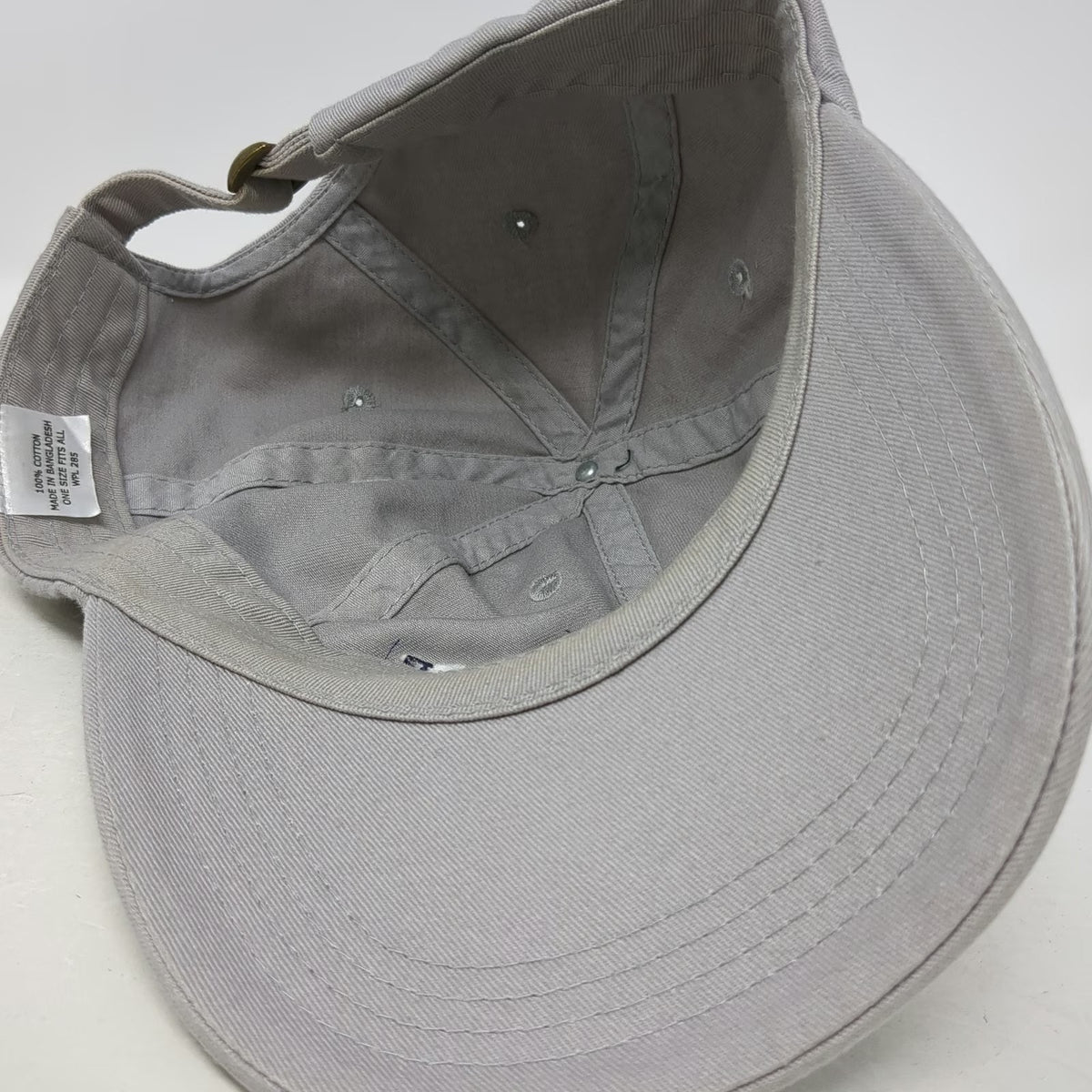 Gray OSFM Baseball Cap Ft. Lauderdale FL Embroidered Adjustable Slideback Hat