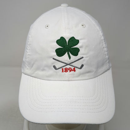 Imperial Baseball Cap White One Size Performance Golf Clover 1894 Strapback Hat