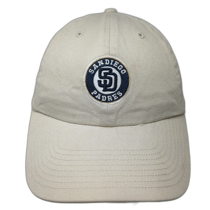 San Diego Padres MLB Twins Enterprise Baseball Cap Beige One Size Slideback Hat