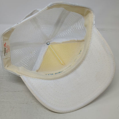 Designer Award Headwear Trucker Hat White One Size M.S. Seaward Mesh Snapback