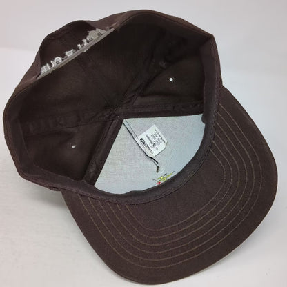 Mr. Crane Inc Crane & Rigging Brown 5 Panel Hat OS Embroidered USA Vintage