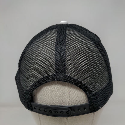 Ski Town Shoot Out Park City UT Snapback Trucker Hat Black OS Mesh Back District