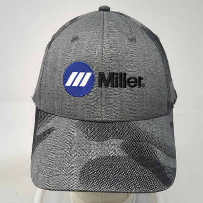 Promotional Designs Miller Baseball Cap Gray One Size Camo Strapback Work Hat