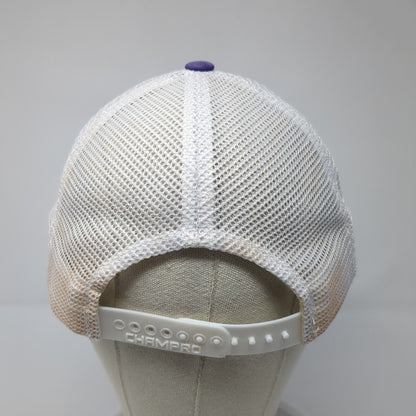 South Orlando Snapback Trucker Hat Purple One Size Mesh Back Champro