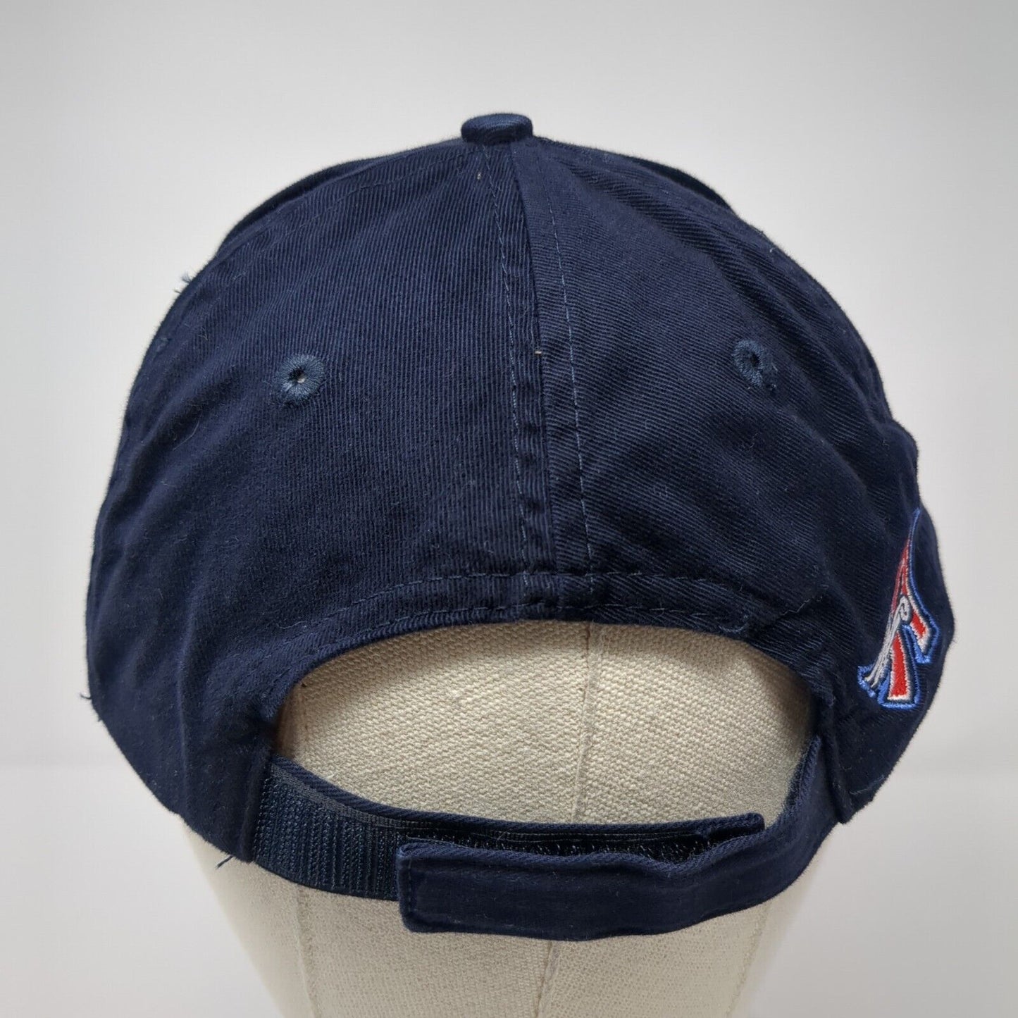 Mo Vaughn 42 Strapback Hat Blue One Size Embroidered Anaheim Angels