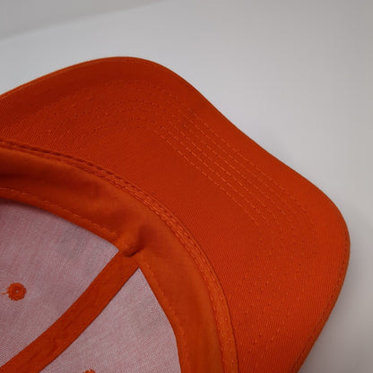 PCRD Strapback Hat Orange Youth One Size Adjustable Solid Port & Company
