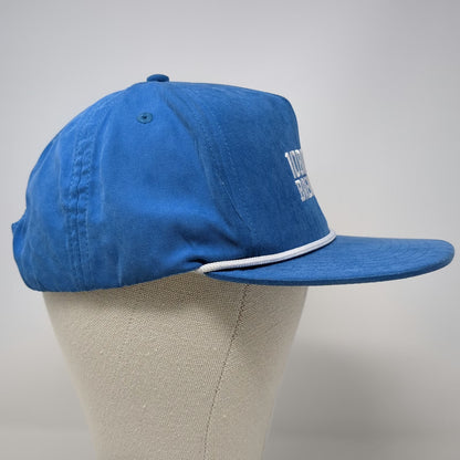 Brist Mfg 5 Panel Blue White One Size 10 Barrel Brewing Co Snapback Rope Hat