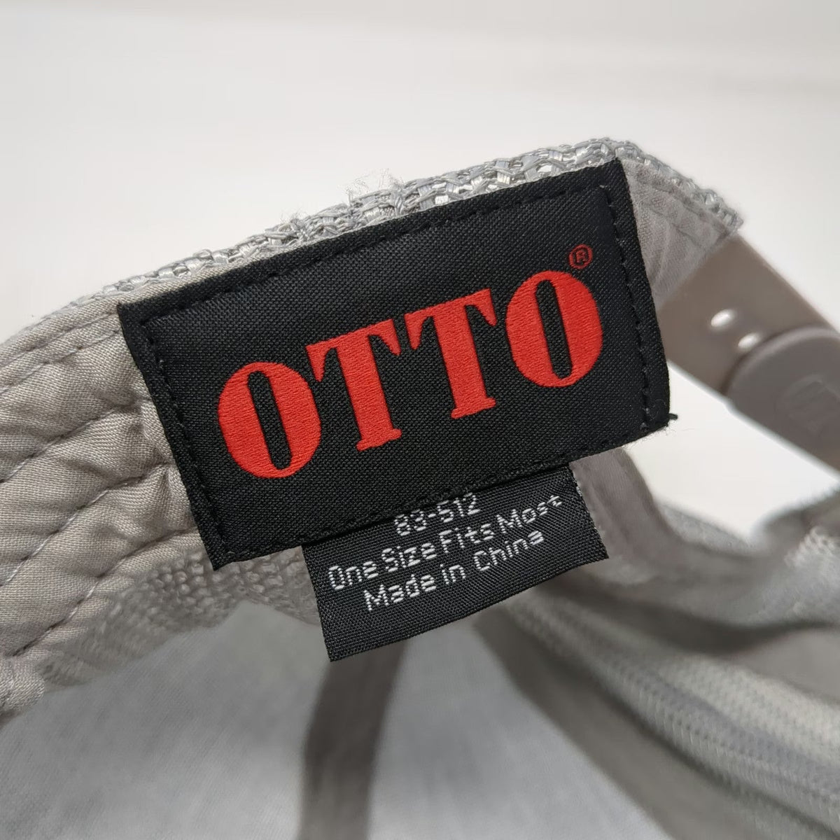 OTTO Trucker Hat Black One Size Millbrook Gas Patch Mesh Snapback Workwear Cap