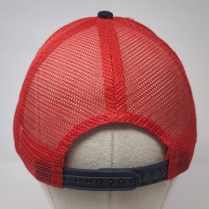 USA Flag Snapback Trucker Hat Multicolor One Size Adjustable Patriotic Infinity