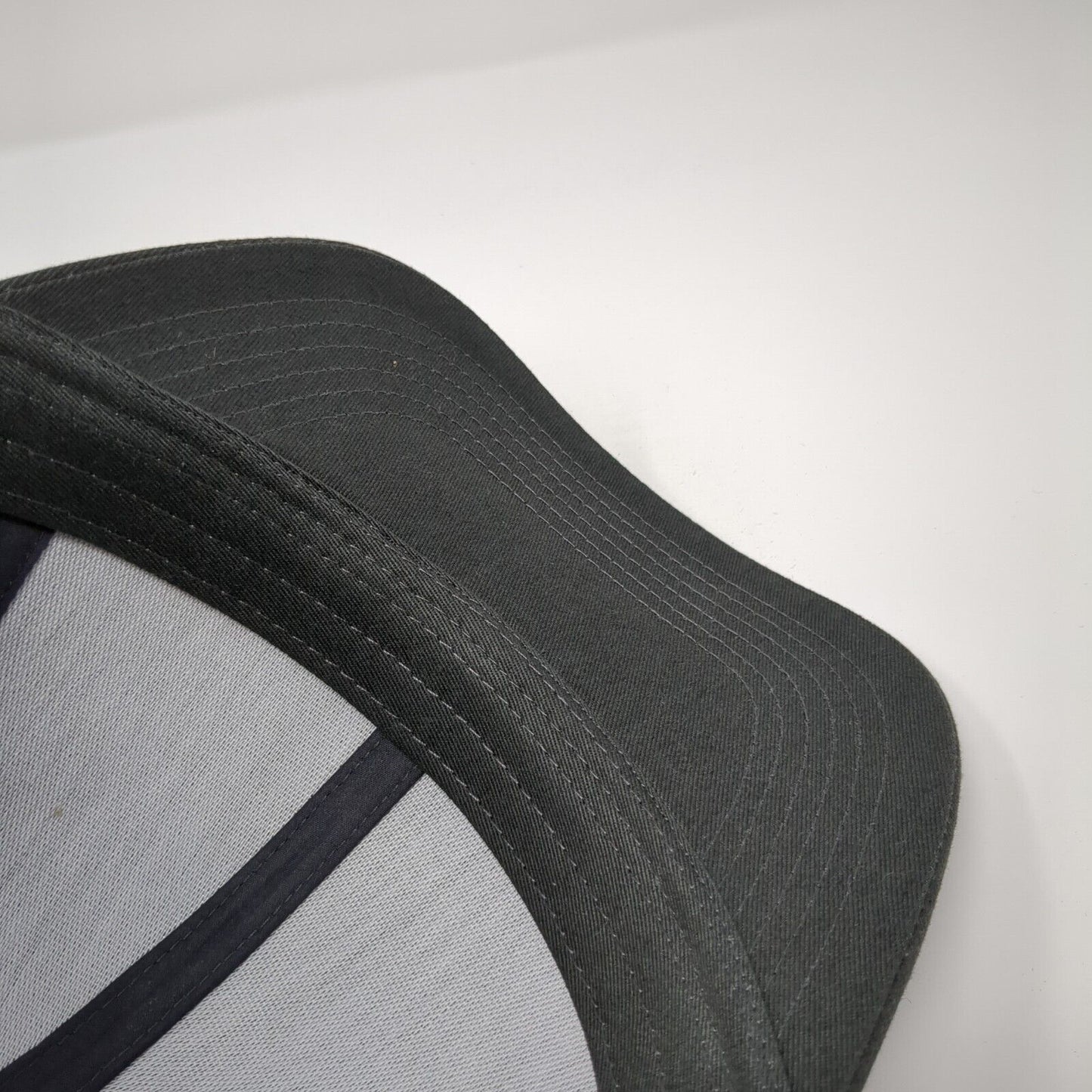 Port Authority Strapback Mesh Back Trucker Hat Gray One Size Blank