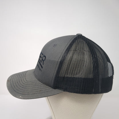 1Eter Auction Company Trucker Hat Gray One Size Adjustable Mesh Back Richardson