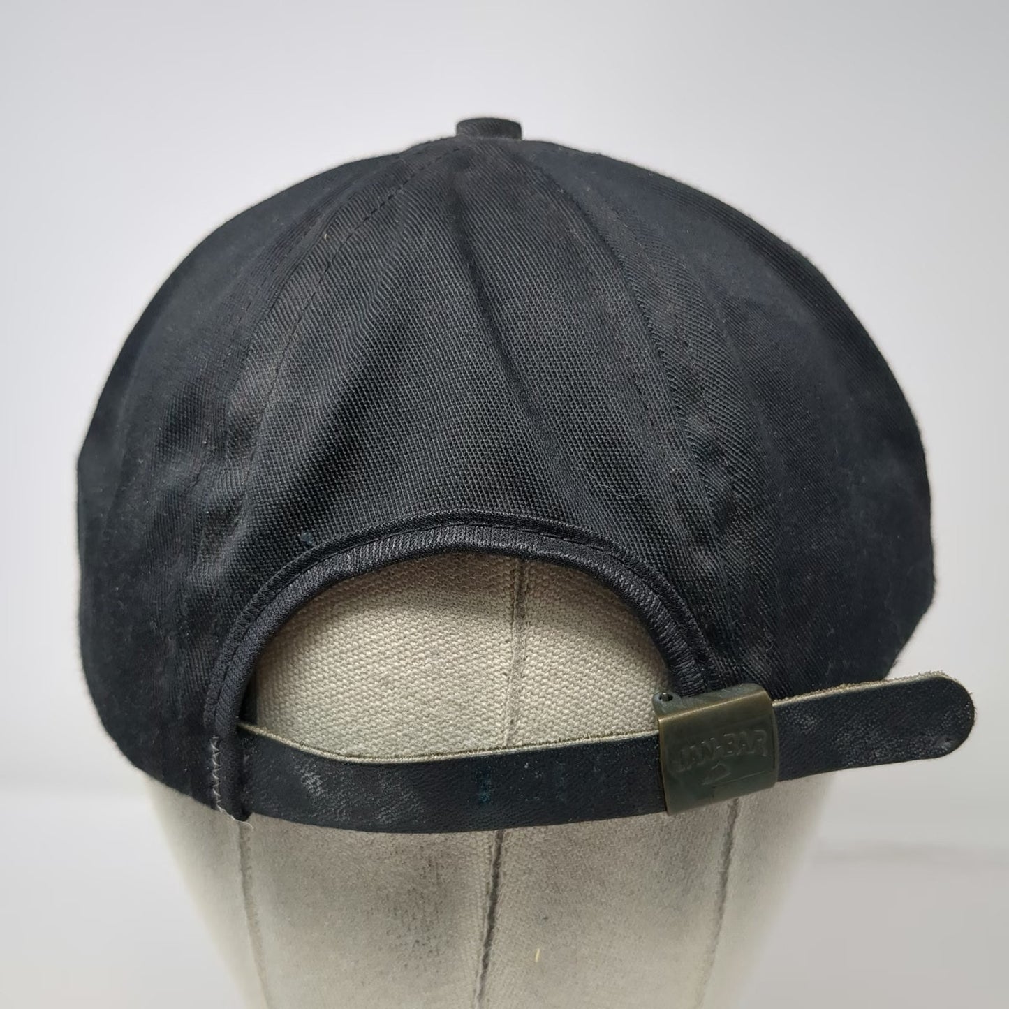 Baseball Cap Black Vintage Trout Fly Fishing Embroidered Made in USA Hat