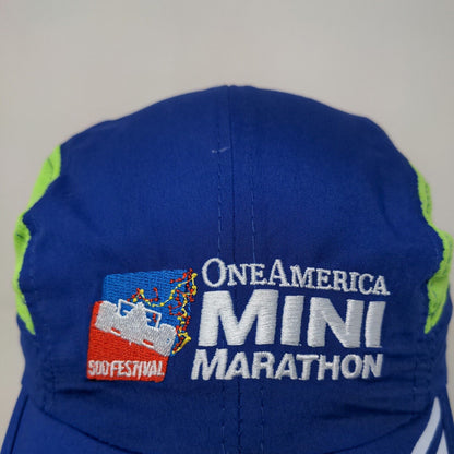 One America Indy 500 Festival Mini Marathon Hat Blue Embroidered Logo