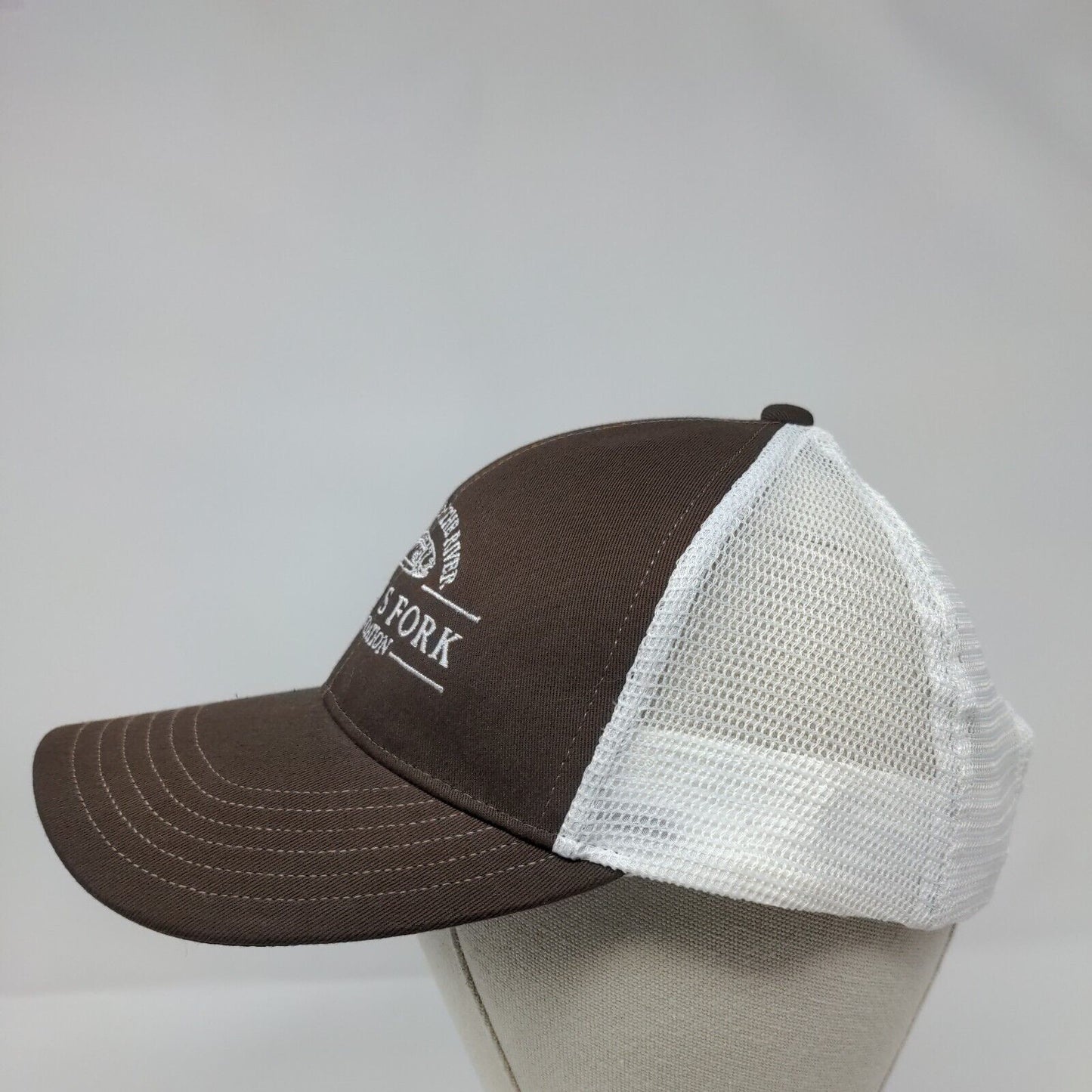 The Voice of The River Henry's Fork Foundation Trucker Hat Brown OSFA Simms
