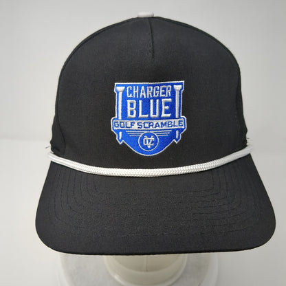 Charger Blue Golf Scramble Snapback Rope Hat Black OSFA Pins & Aces