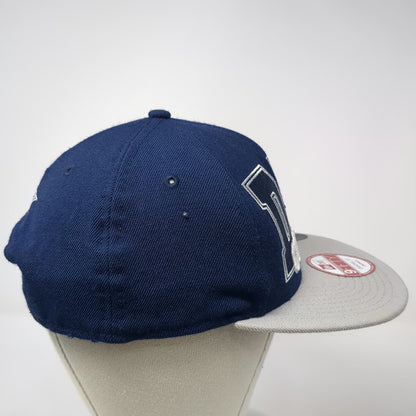 Dallas Cowboys NFL New Era Snapback Hat Blue Gray One Size 9FIFTY Star Flat Brim