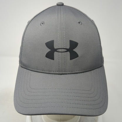 Under Armour Baseball Cap Gray L UA Storm Stretch Fit Performance Sport Hat
