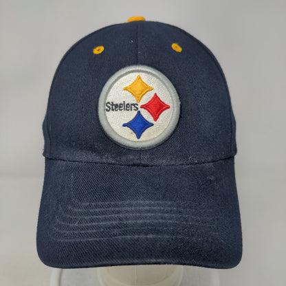 Pittsburgh Steelers Fitted Hat Blue OSFA Embroidered Logo Reebok NFL