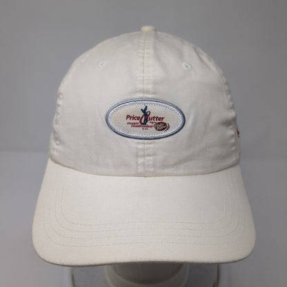 Price Cutter Charity Championship Dr Pepper Strapback Hat White OS Classic Cut