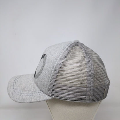 90 Snapback Mesh Back Trucker Hat Gray One Size Adjustable Roxy