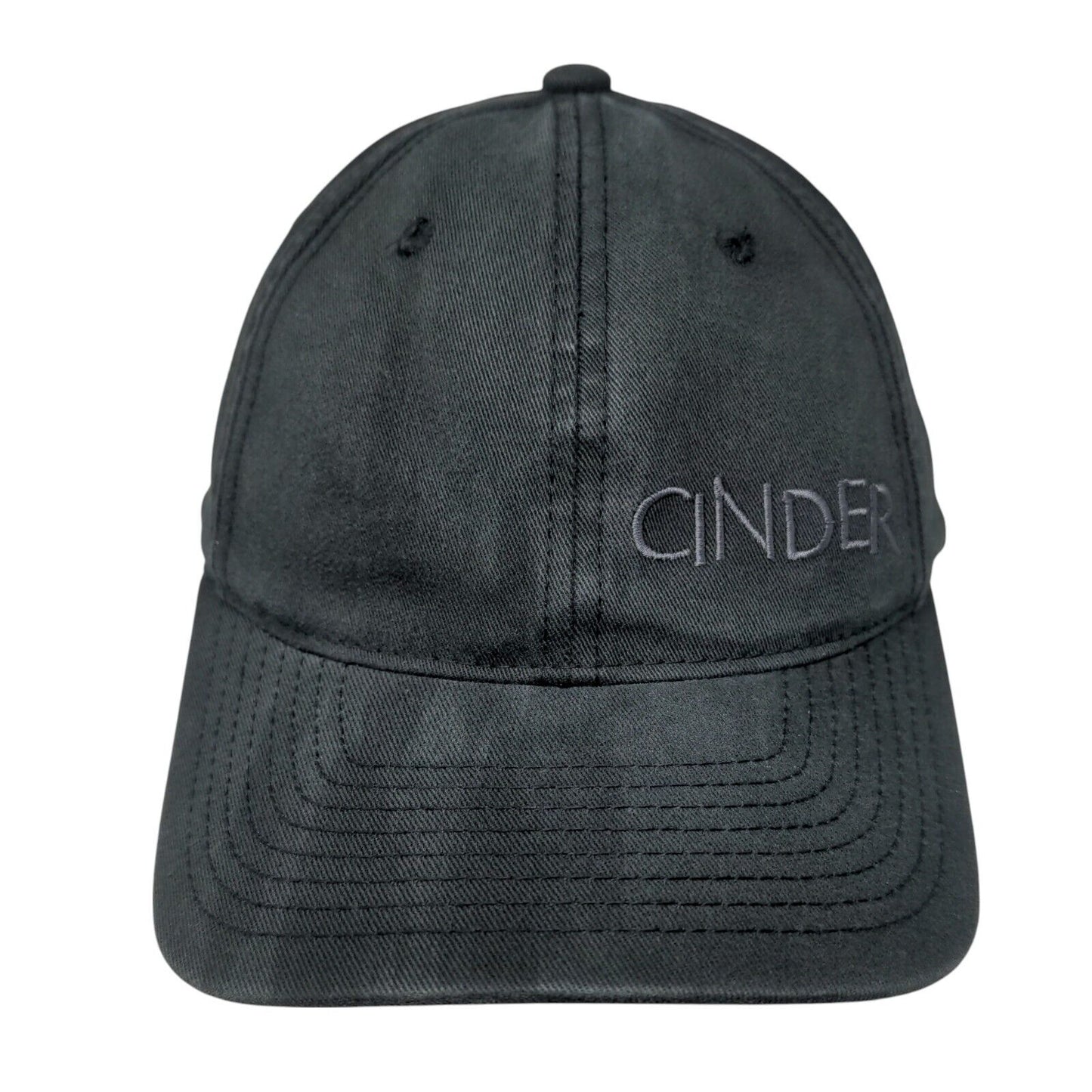 Cinder Fitted Hat Black L/XL Flex Fit Embroidered 6 Panel Port Authority