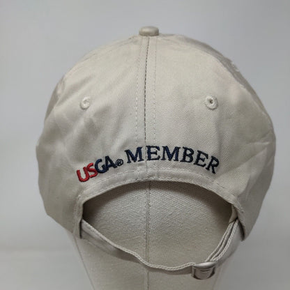 USGA Slideback Hat 2012 US Open The Olympic Club Tan Embroidered Logo Golf