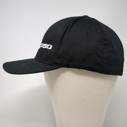 Flexfit F-150 Hat Black XL Baseball Cap Stretch Fitted Structured Silver Logo