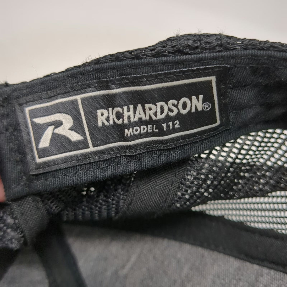 Richardson Trucker Hat Black One Size Mac Tools Great To Work With Logo Patch