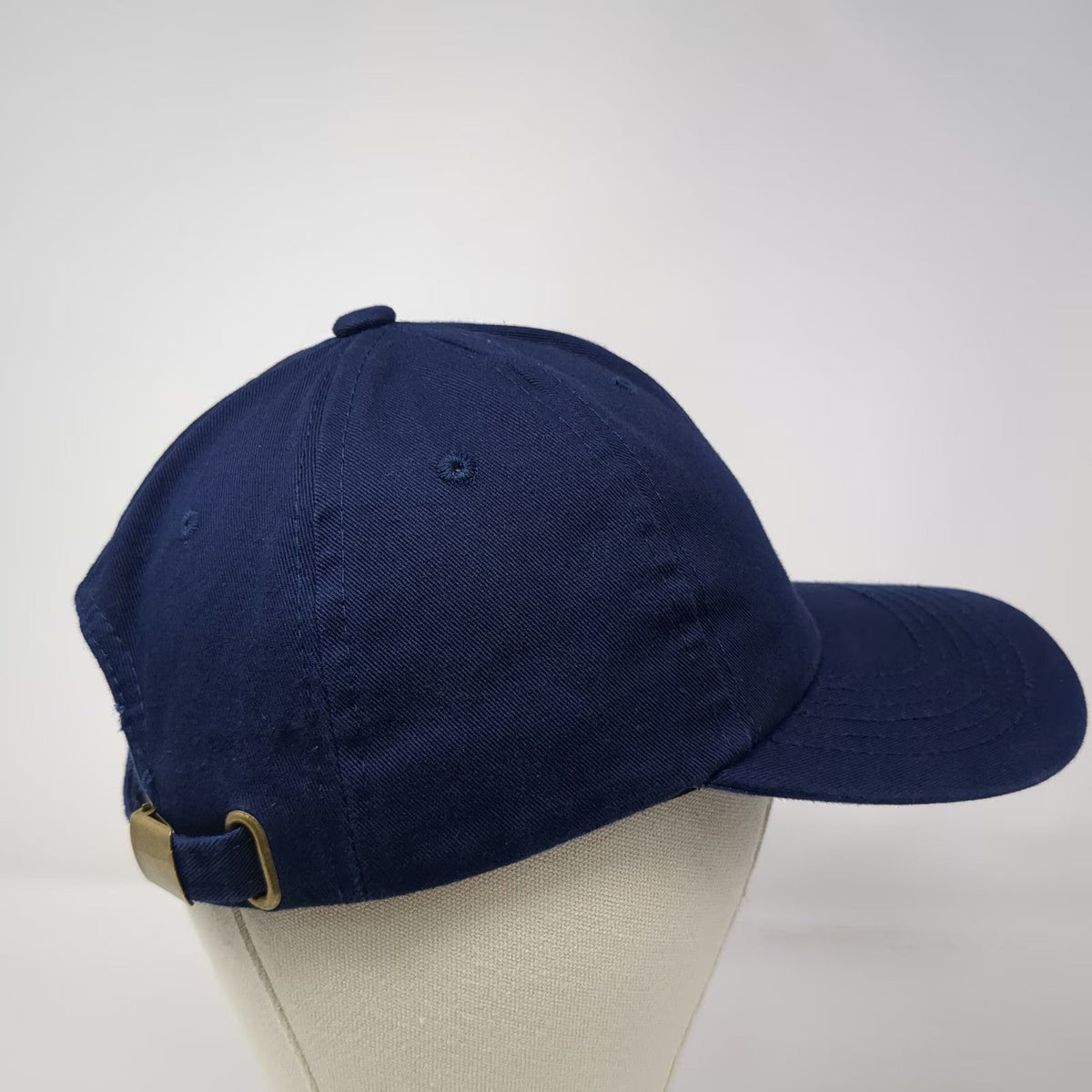 Baseball Cap Blue One Size NCWIT Logo Distressed Slideback Cotton Hat Green