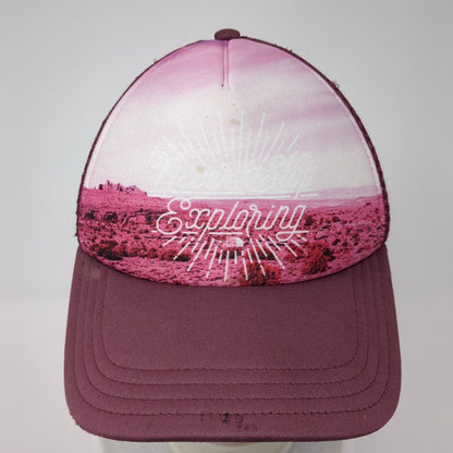 Never Stop Exploring Snapback Trucker Hat Multicolor OS Mesh Back The North Face