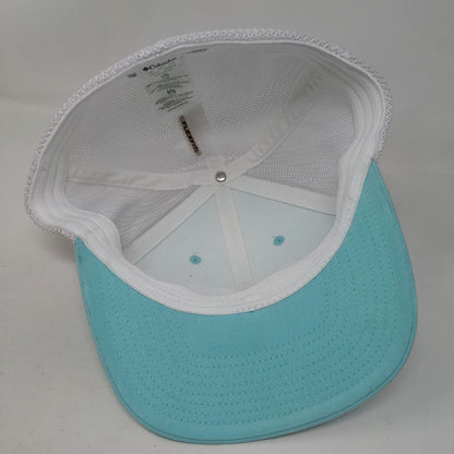 Great Seal of The State of Florida Fitted Mesh Back Trucker Hat Blue L/XL
