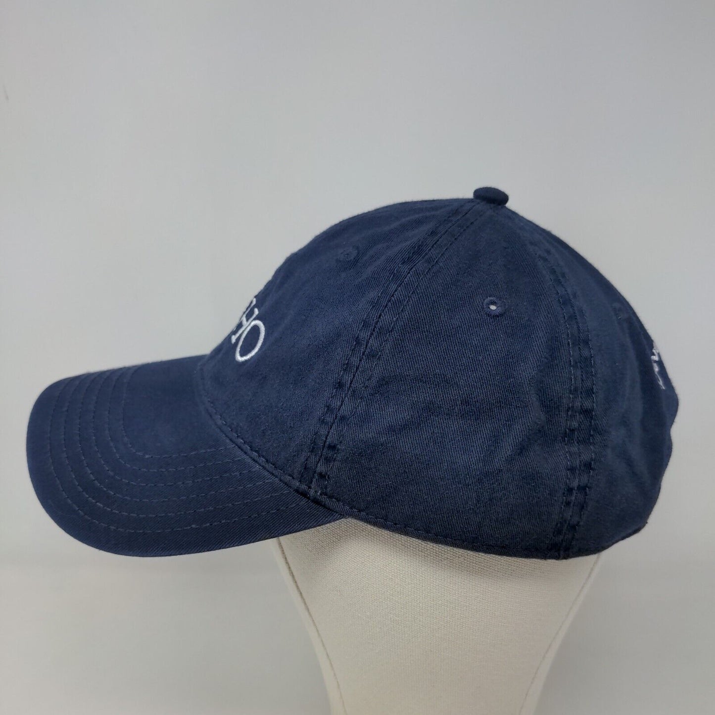 Otto Men's Slideback Hat Blue Size OSFM Embroidered ECHO Logo Cotton