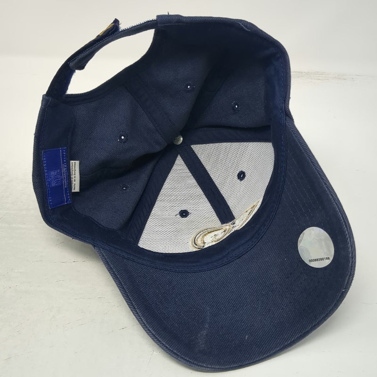 Los Angeles Rams NFL Reebok Cap Blue One Size Gold Strapback Embroidered Hat