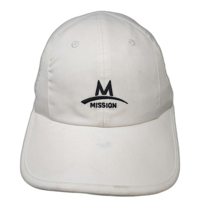 Mission Baseball Cap White One Size Enduracool Performance Strapback Cooling Hat