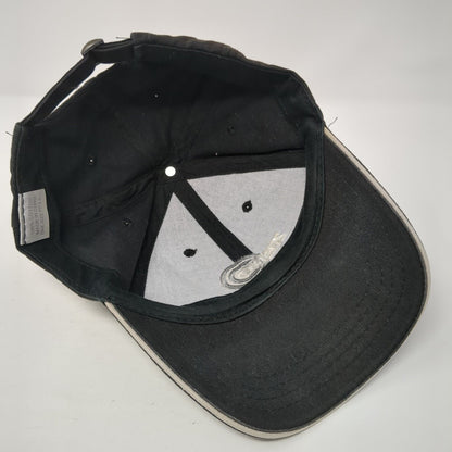 ZERO Slideback Hat Black One Size Adjustable Embroidered 6 Panel Cotton