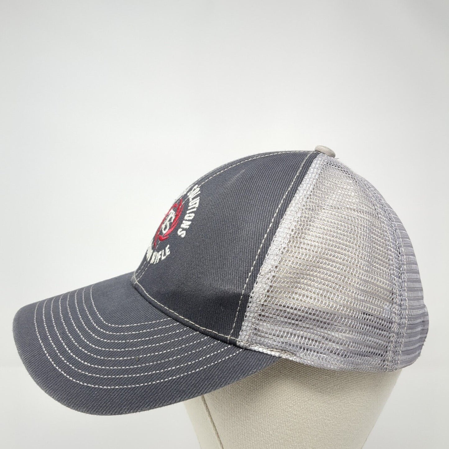 Tactical Solutions X-Ring Rifle Trucker Hat Gray One Size Mesh Back