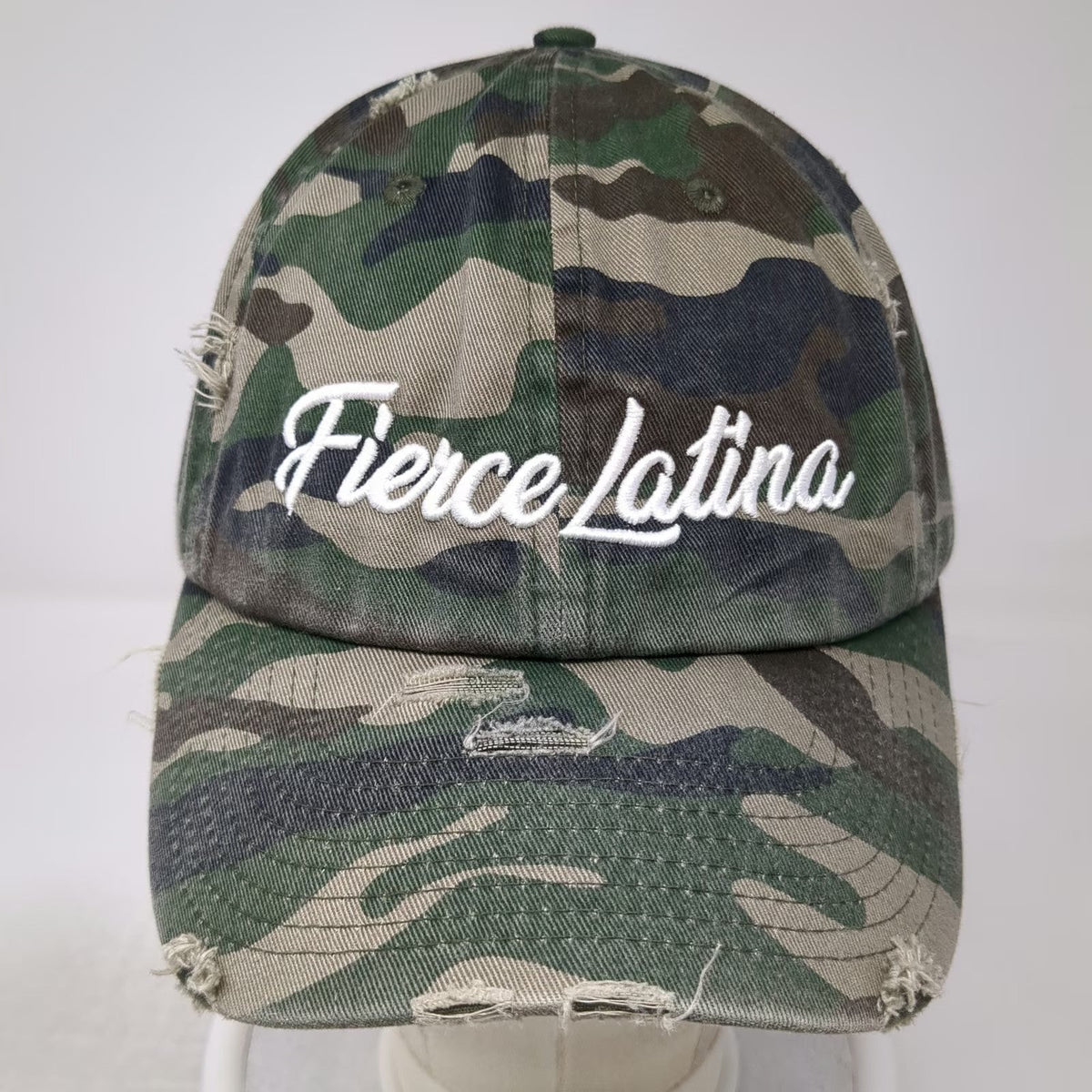 KBETHOS Baseball Cap Green Camo One Size Fierce Latina Adjustable Cotton Hat