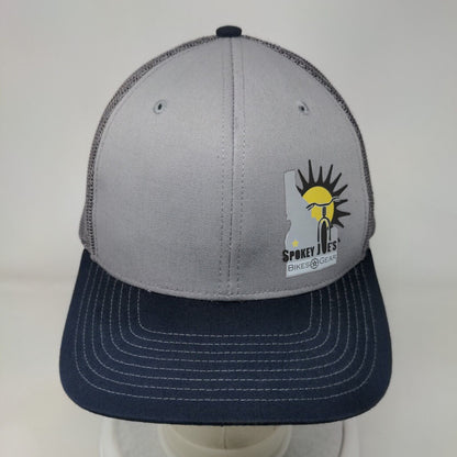 Spokey Joe's Bikes Gear Snapback Trucker Hat Gray One Size Mesh Back Richardson