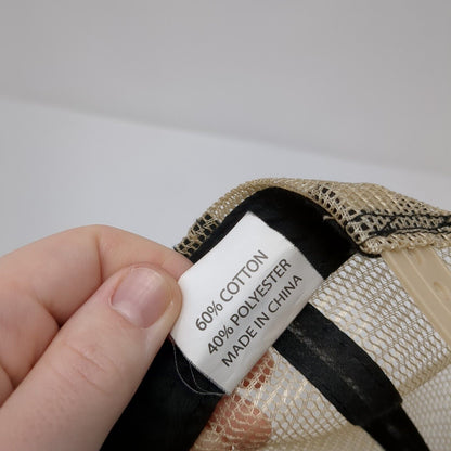 Buyers Products Company Snapback Trucker Hat Camo One Size Mesh Back