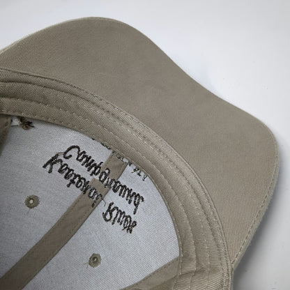 Dri Duck Beige Baseball Cap One Size Kootenai River Campground Montana Fish Hat