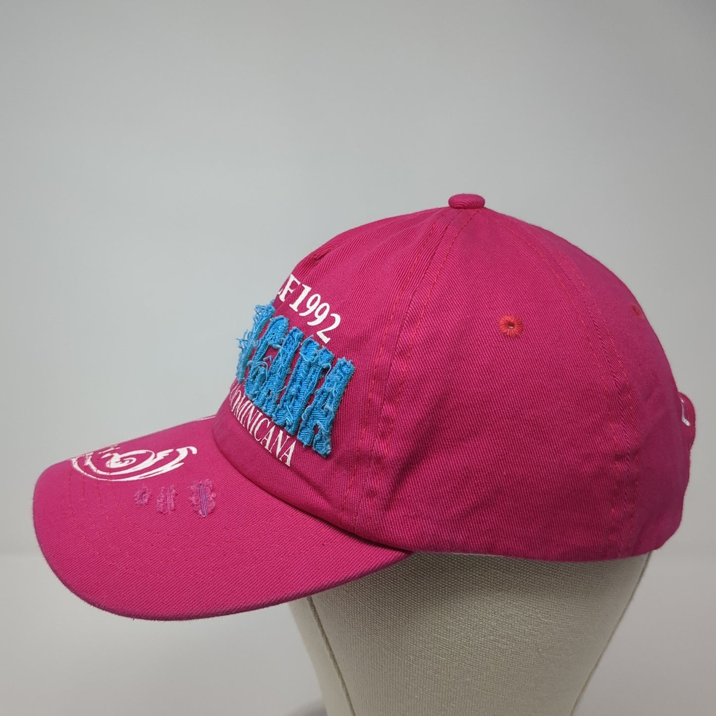 Punta Cana Republica Dominicana Strapback Hat Pink One Size Since 1992