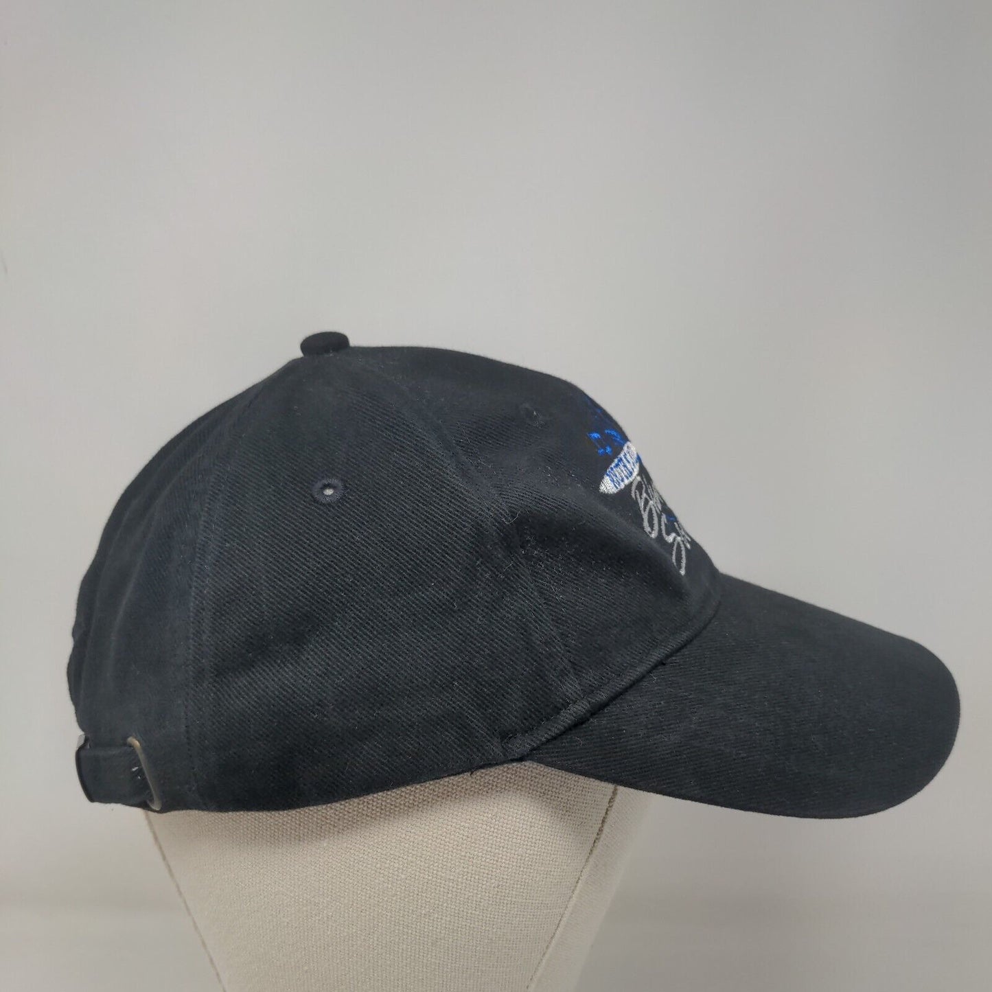 South Florida Blues Society Slideback Hat Black One Size Adjustable Embroidered