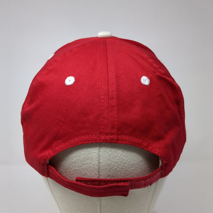 Budweiser Strapback Hat Red OSFA Adjustable Embroidered K-Products