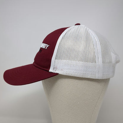 Cap America Trucker Hat Red White One Size Mesh Back Snapback Rehab Authority