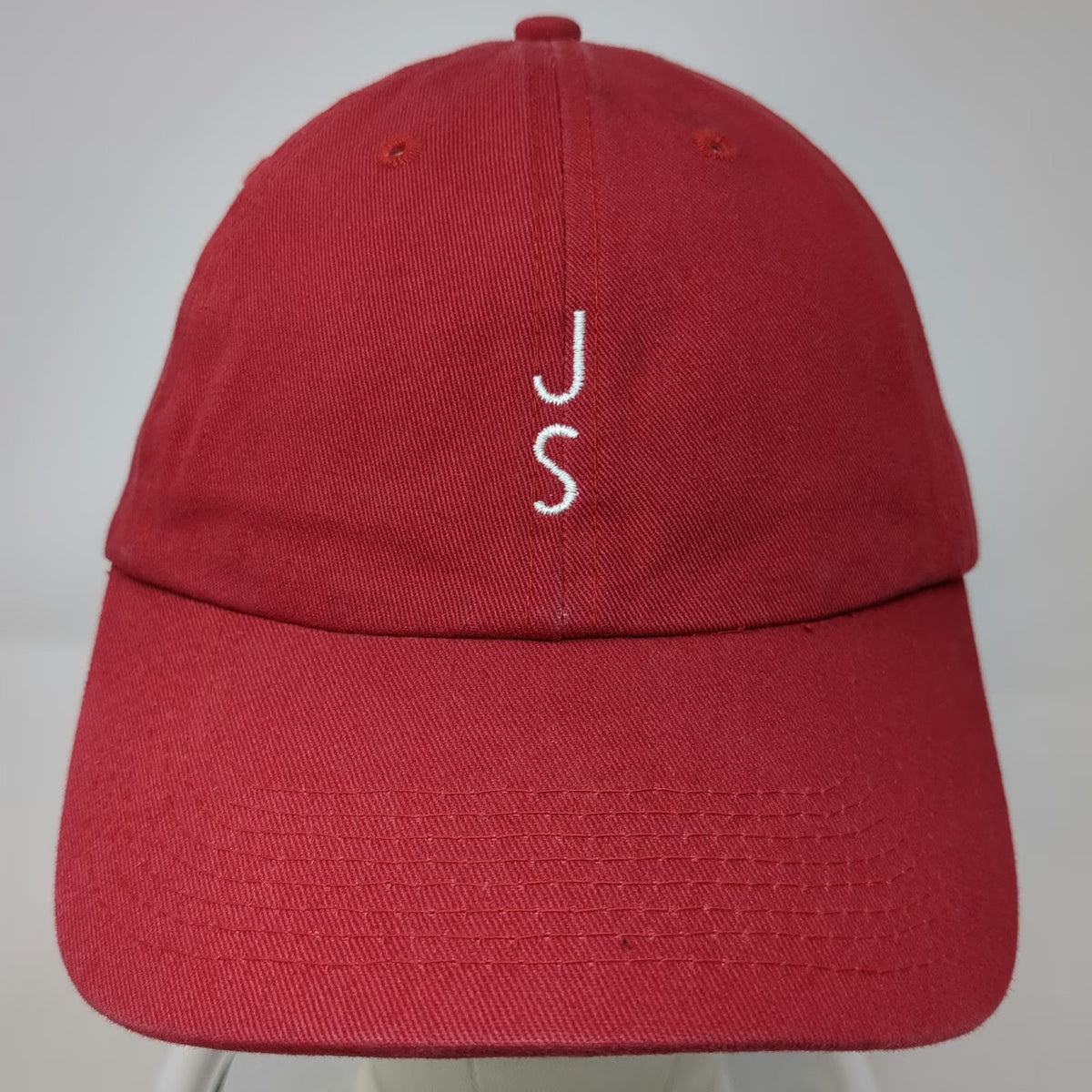 Fahrenheit Baseball Cap Red One Size Simplot Land and Livestock JS USA Flag Hat